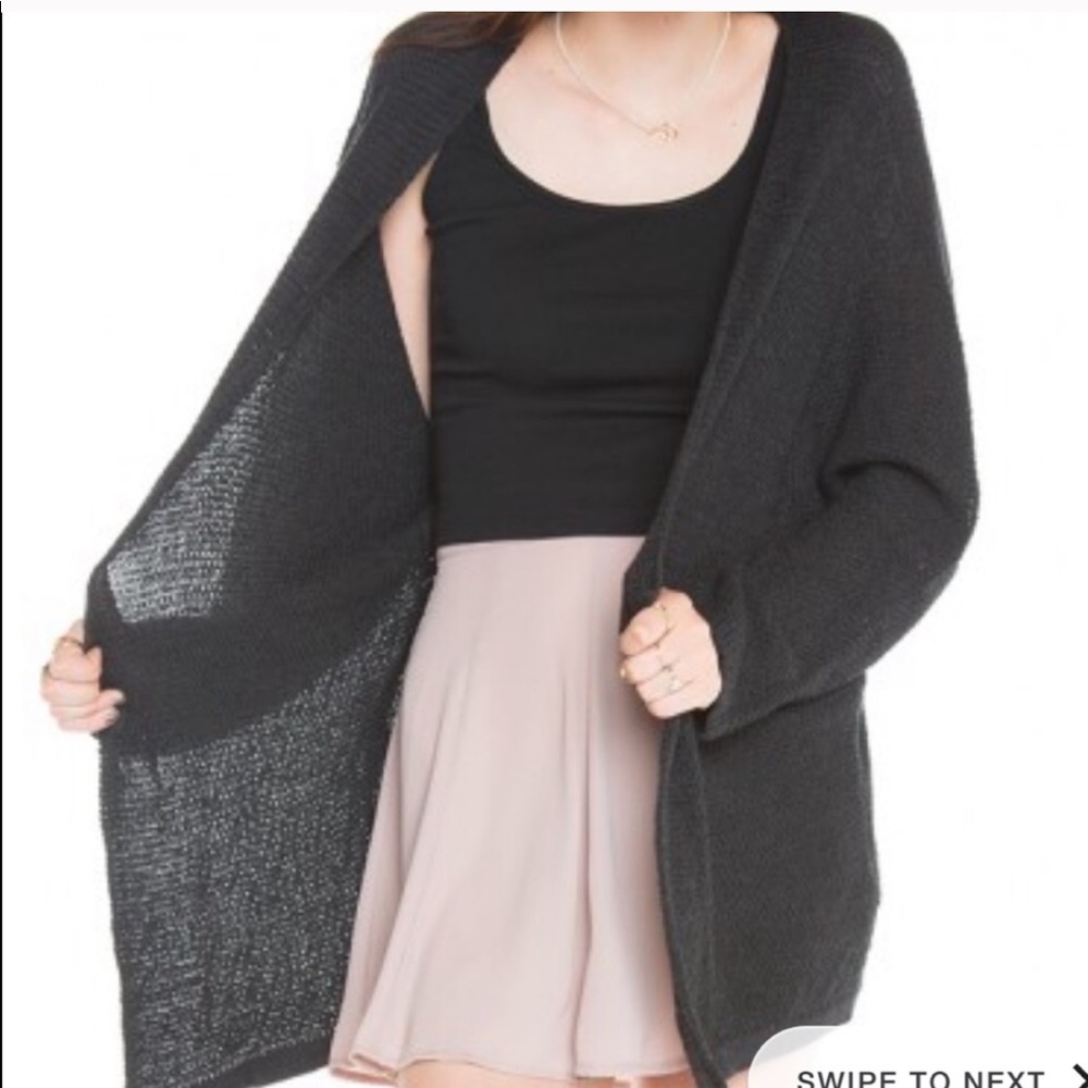 Brandy Melville Open knit cardigan black